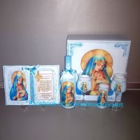 Подарък за Кръстници- Книга Икона- с икона/ снимка и поздрав по желание, снимка 10 - Подаръци за кръщене - 39370032