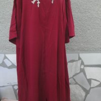 7XL Нова дълга рокля Shein  с качулка , снимка 1 - Рокли - 41957348