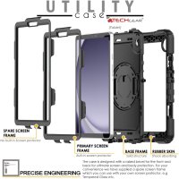 Калъф TECHGEAR UTILITY за Samsung Galaxy Tab A9 8.7" (SM-X110 / SM-X115), снимка 8 - Калъфи, кейсове - 44258748