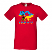Мъжка тениска STOP WAR,подкрепям Укркайна, снимка 9 - Тениски - 36124833