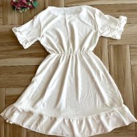 Нова рокля в бяло, снимка 4 - Рокли - 40901282