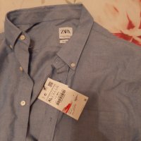 Мъжка риза Zara, снимка 2 - Ризи - 39943433