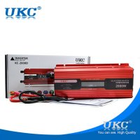 Промо Нови UKC 12V или 24V -220V, 4000W Висококачeствен мощен инвертор за автомобил или камион, снимка 7 - Аксесоари и консумативи - 39429635