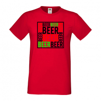 Мъжка тениска Beer Beer Beer Beer,Бира,Бирфест,Beerfest,Подарък,Изненада,Рожден Ден, снимка 4 - Тениски - 36376542