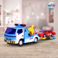 Детски комплект полицийски камион патна помощ и полицейска кола , снимка 2 - Коли, камиони, мотори, писти - 38820033