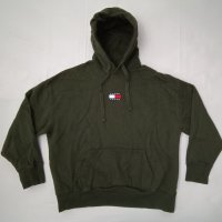 Tommy Jeans Badge Hoodie оригинално горнище L, снимка 1 - Суичъри - 42373269