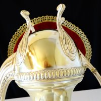 Величествена кана от месинг в стил Ампир,маркирана. , снимка 10 - Антикварни и старинни предмети - 39051074