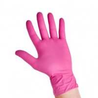 Промо: Розови нитрилни ръкавици!, снимка 1 - Маникюр и педикюр - 38809096