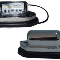 1 бр. хром-никел ЛЕД LED осветление за номер 10-30V, снимка 5 - Аксесоари и консумативи - 35898623