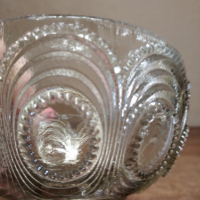 Стара купичка и четири стъклени чинийки за сладко, снимка 2 - Антикварни и старинни предмети - 36238566