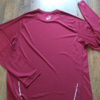 Asics LS CREW - страхотна мъжка блуза КАТО НОВА, снимка 9 - Спортни дрехи, екипи - 40900813