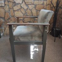 Трапезен стол с дървени подлакътници, снимка 3 - Столове - 40358015