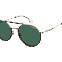  CARRERA луксозни кръгли метални нови унисекс слънчеви очила златисти, снимка 1 - Слънчеви и диоптрични очила - 34006307