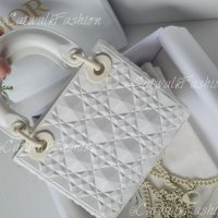 Mini Lady Dior Bag Diamond Motif, снимка 9 - Чанти - 40568064