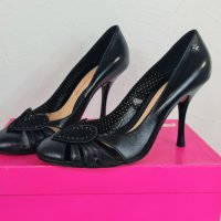 Естествена кожа дамски обувки на ток FORNARINA, снимка 12 - Дамски елегантни обувки - 40920515