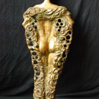 Бронзова пластика, скулптура, женска фигура, снимка 10 - Статуетки - 34787367