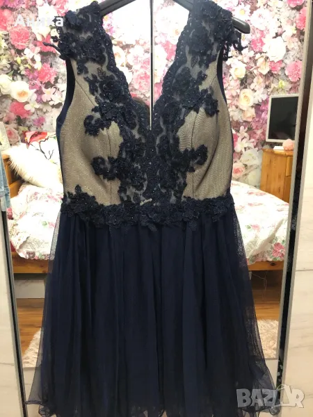 Официална синя рокля, снимка 1