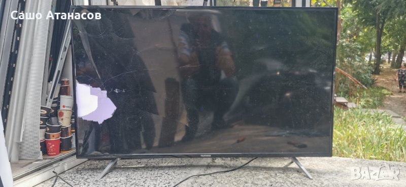 TELEFUNKEN D50V800M4CWH със счупена матрица ,17IPS72 ,17MB230 ,VES500QNDH-2D-N41 ,PT500GT02-4-C-3, снимка 1