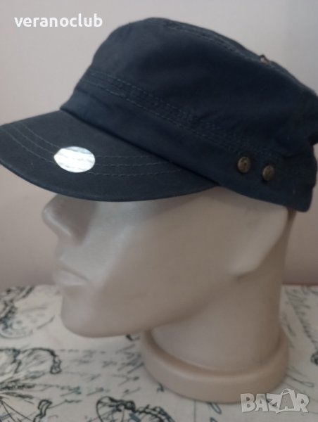 Шапка с малка козирка Тъмносива, снимка 1