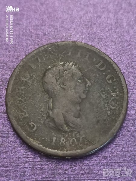 1/2 пени 1806, снимка 1