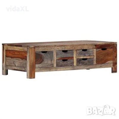 vidaXL Маса за кафе, сива, 100x50x30 см(SKU:247982, снимка 1