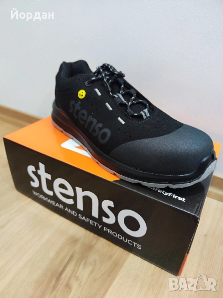 Работни обувки с метално бомбе Stenso, снимка 1