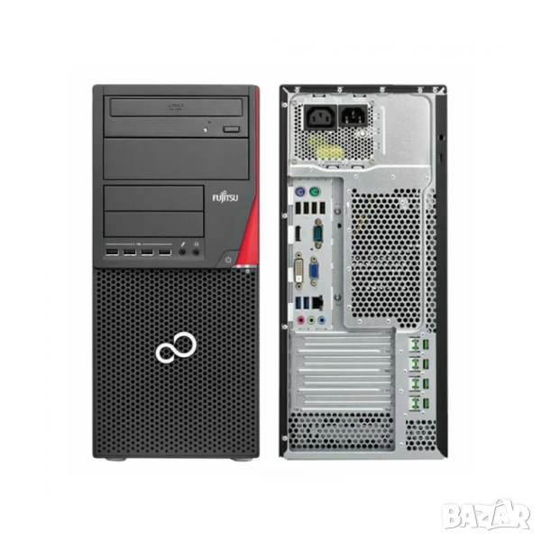 Компютър Fujitsu P920 Tower i5-4670/8GB RAM/256GB SSD, снимка 1