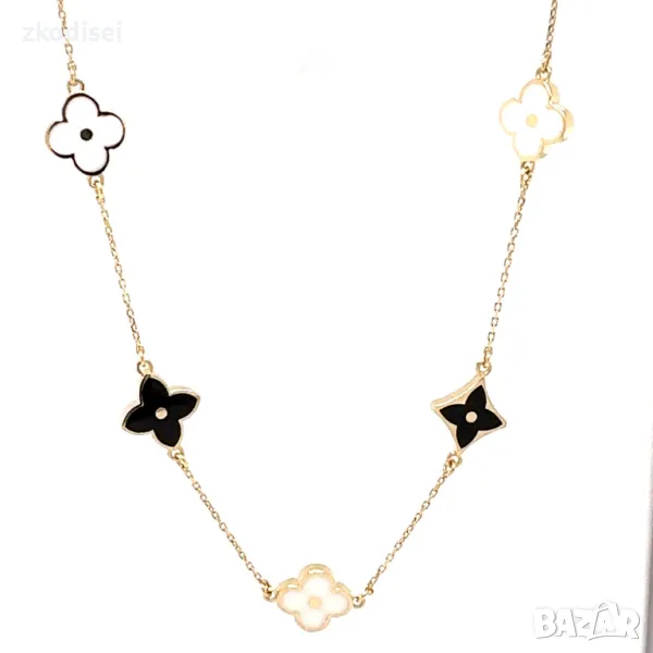 Златно колие Louis Vuitton 6,82гр. 43см. 14кр. проба:585 модел:26605-3, снимка 1