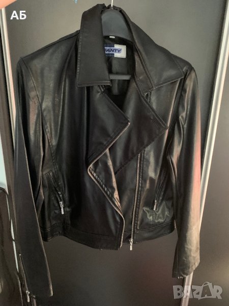 Черно кожено яке, снимка 1