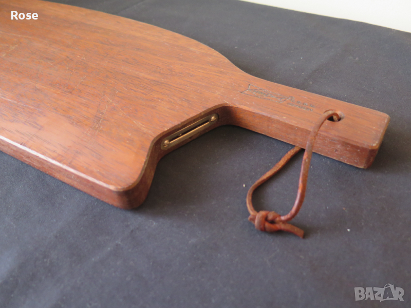 Дъска, тиково дърво за рязане на риба - 70см., снимка 1