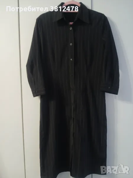 SAND Рокля тип риза на райета, снимка 1