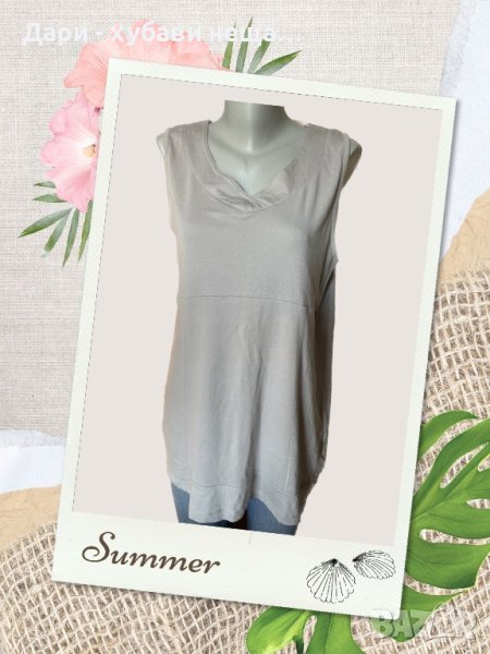 Дълъг потник в сиво🍀❤️XL❤️🍀арт.5002, снимка 1