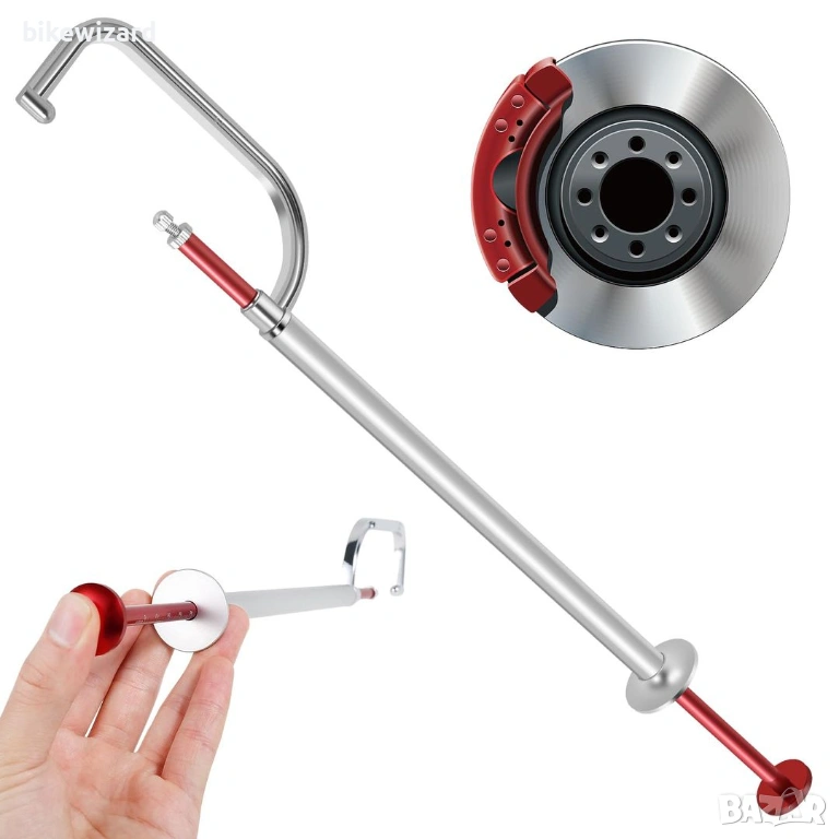 Инструмент за измерване на спирачни дискове 0-45мм. НОВ, снимка 1