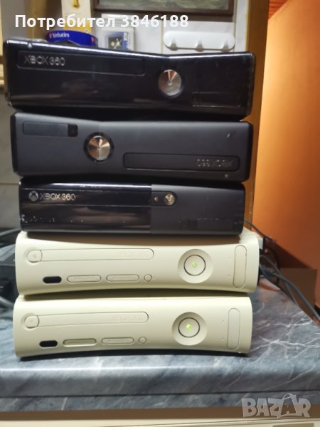 5x X Box конзоли с много аксесоари, снимка 1