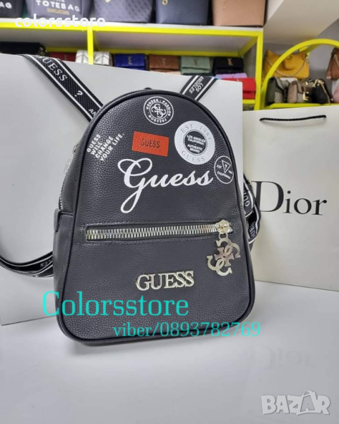 Черна раница  Guess кодSG12q158, снимка 1
