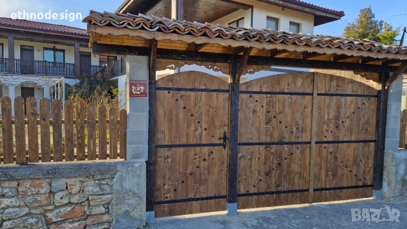 Изработвам дървени порти и огради, снимка 1