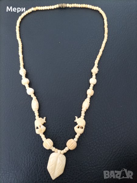 Колие от слонова кост, снимка 1