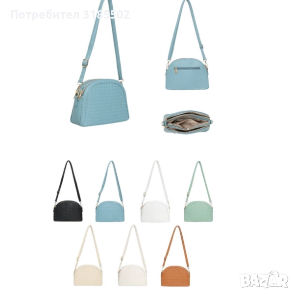 Елегантна и компактна дамска чантичка с изчистен дизайн, снимка 1