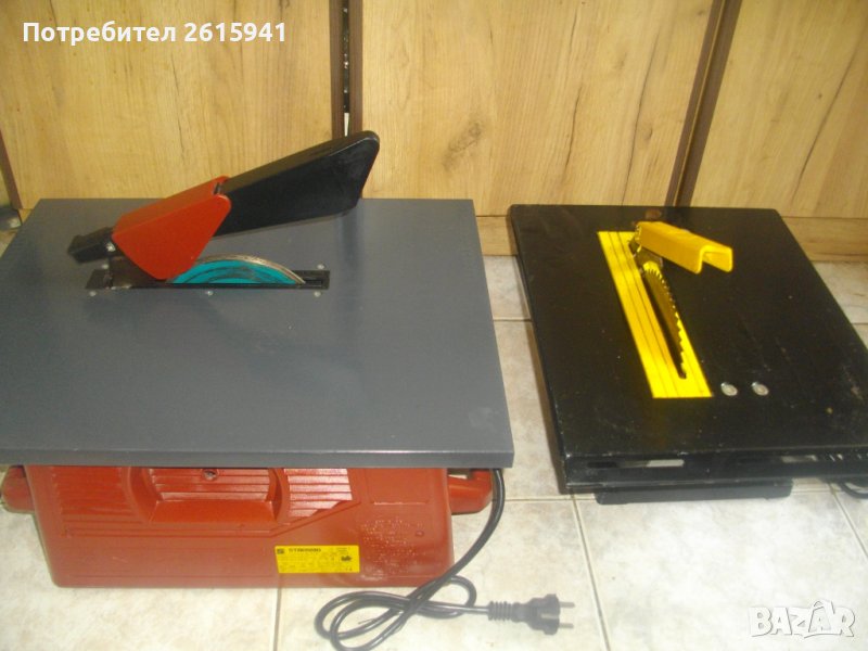 750W/ф200мм Профи Ел. Машина Рязане Плочи/Плочки Нова/ 500W-Немски Настолен Циркуляр HANNING-ф200мм, снимка 1