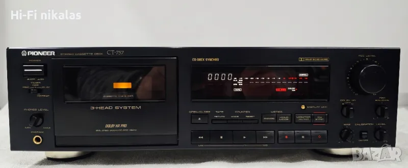 стерео касетъчен дек PIONEER CT-757, снимка 1