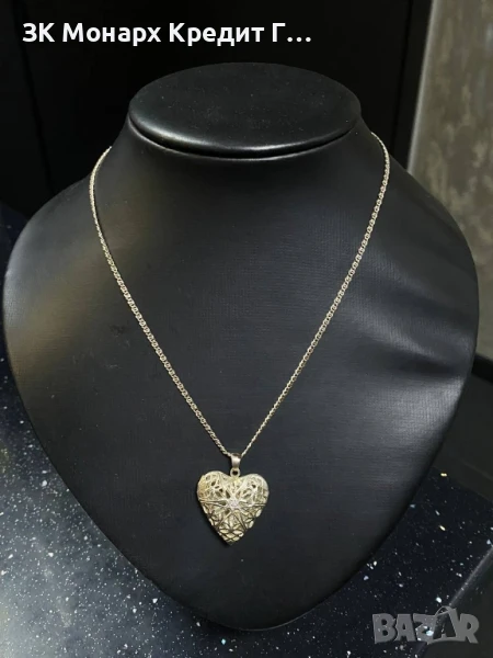 Сребърно колие, снимка 1