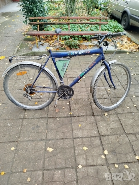 велосипед 26"- колело с багажник и калници- за ремонт или части, снимка 1