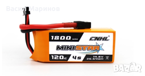 Продавам Li-Po батерии CNHL 4s 14.8V 1.8Ah (1800mAh) 120C/200C, снимка 1