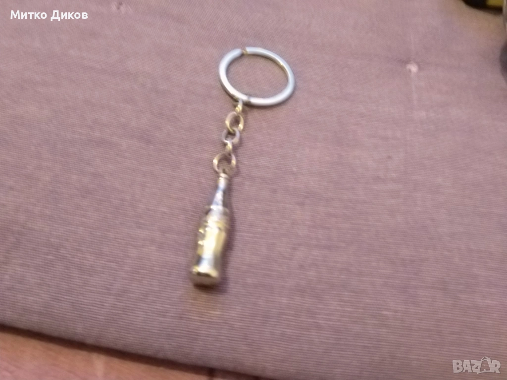 кока кола метален ключодържател винтидж като нов, снимка 1