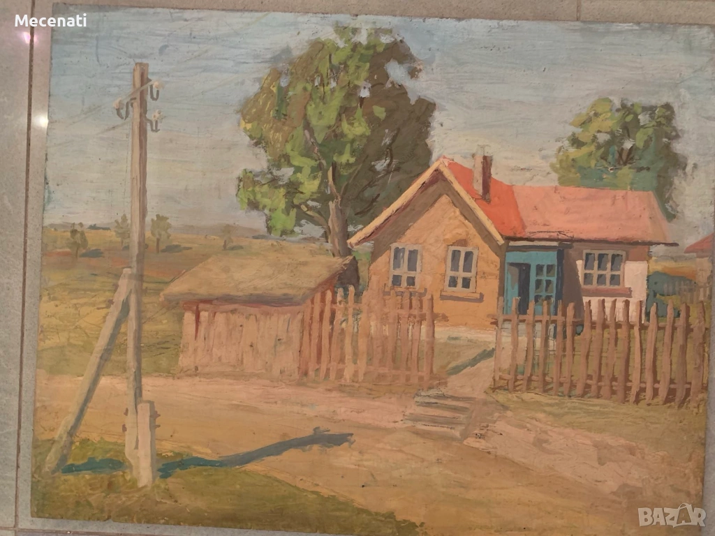 Боно Шкодров (1935 - 2015), масло/дъска, снимка 1