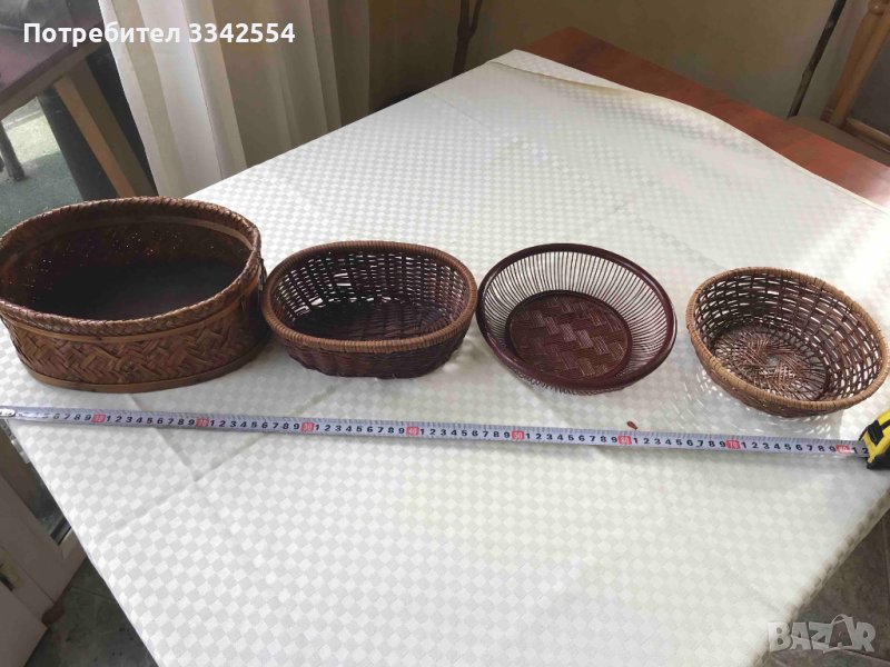 ПАНЕР ПАНЕРКА ДЪРВО ПЛЕТЕН ФРУКТИЕРА, снимка 1