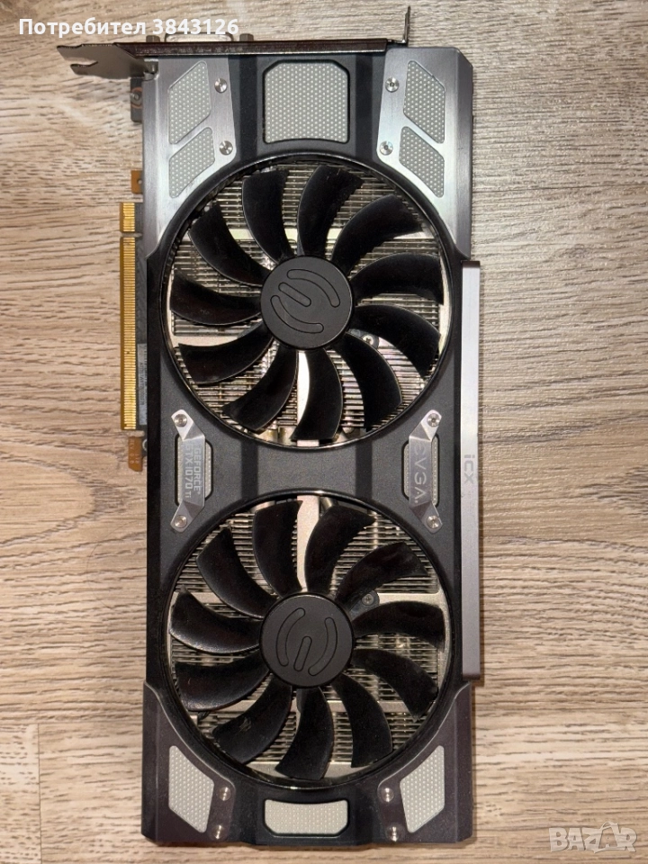 Видео карта EVGA GeForce GTX 1070 Ti FTW2 8GB, снимка 1