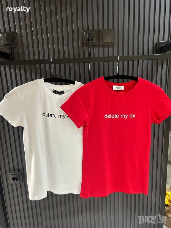 Дамски Тениски Червена Черна , снимка 1