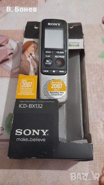 Диктофон Sony ICD-BX132 Сони, снимка 1