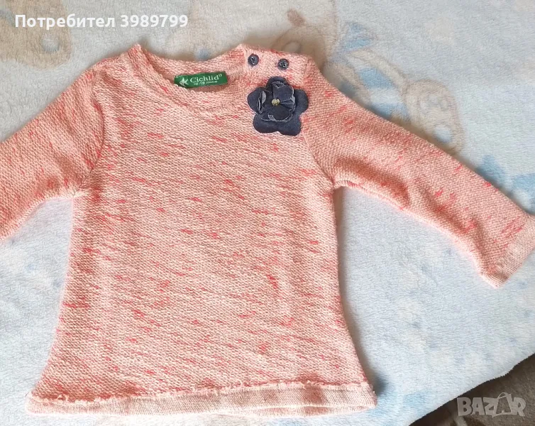 Красива детска блузка Cichlid, 18-24м , снимка 1